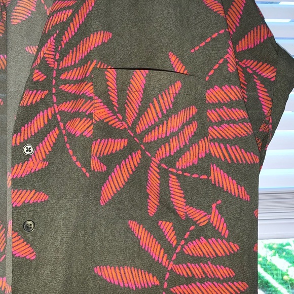 Palm tree button down - Picture 3 of 5